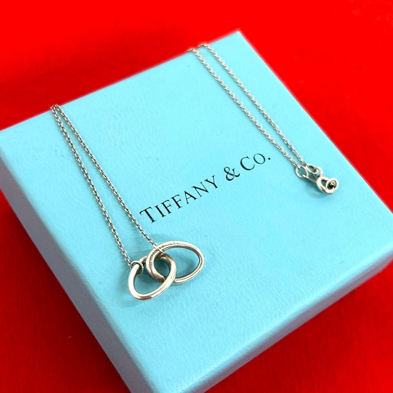 TIFFANY&Co. ティファニー ダブルループ ネックレス シルバー925 ネックレス シルバー
 06182