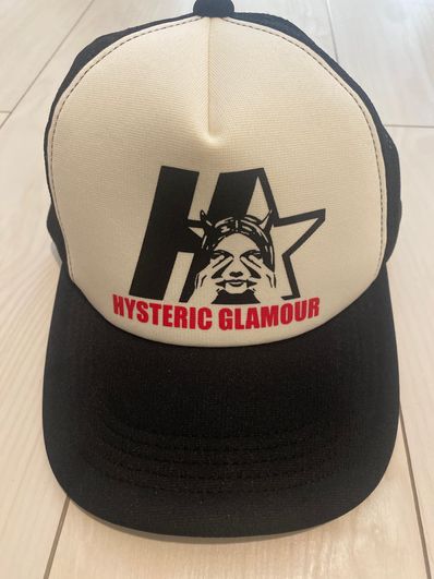 HYSTERIC GLAMOUR Star Evil Mesh Cap "Black" 02243QH02