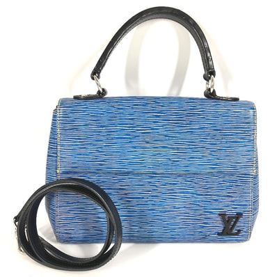 ルイヴィトン LOUIS VUITTON クリュニーBB クリュニー BB M51392 エピ デニム 2WAYバッグ ショルダーバッグ 斜め掛け フラップ ハンドバッグ エピレザー ブルー