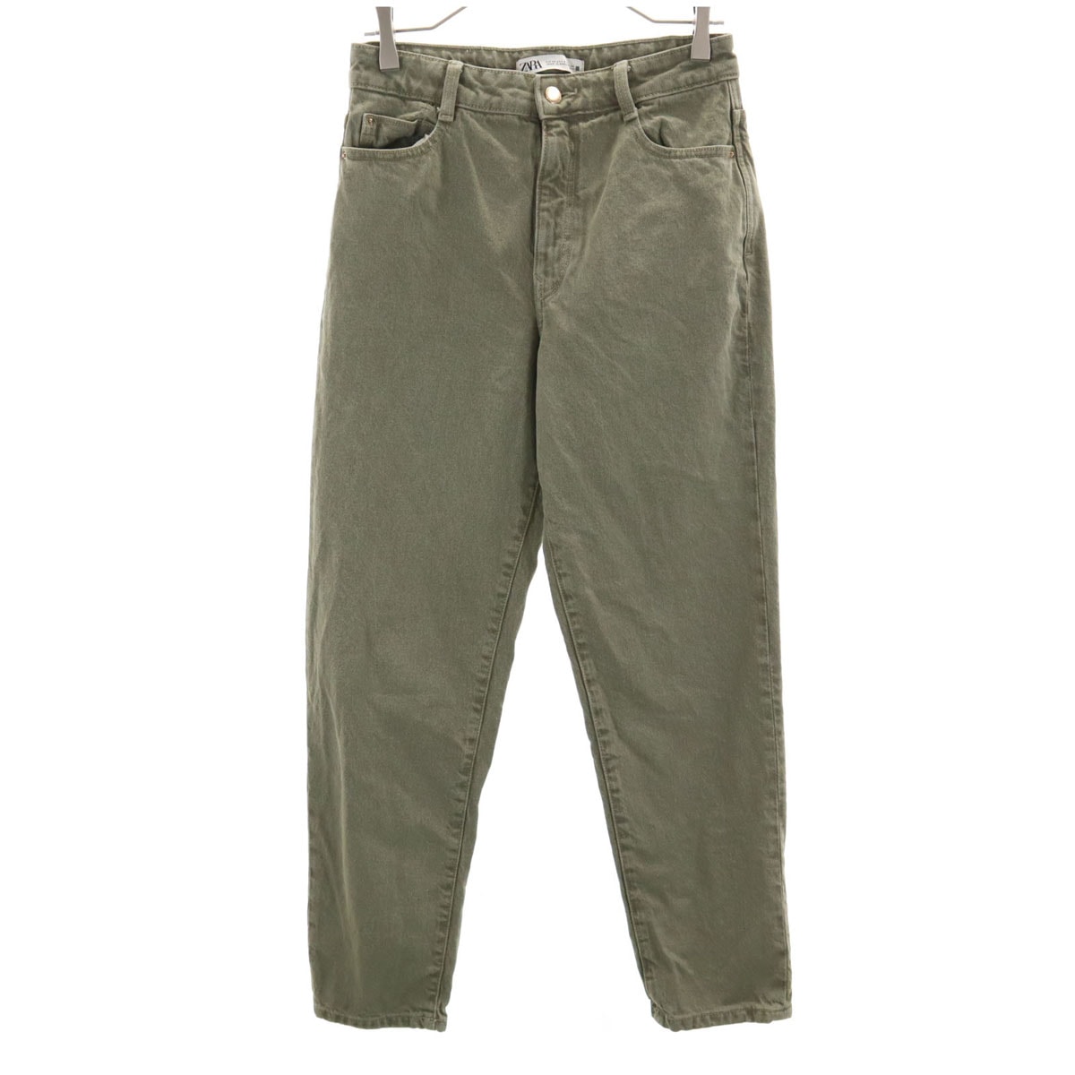 ZARA ザラ ロングパンツ 36 スモーキーグリーン
