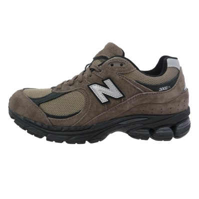 NEW BALANCE U2002RAB 2002R Dark Mushroom Black Mushroom ABZORB ソール スエード メッシュ スニーカー ブラウン系 ブラック系 シルバー系 26.5cm【極上美品】【中古】