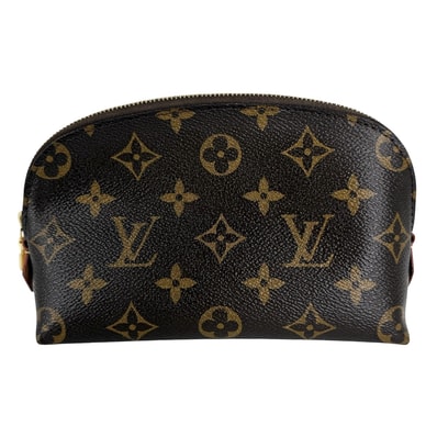 LOUIS VUITTON ルイヴィトン ポーチ ポシェット・コスメティックPM 化粧ポーチ コスメポーチ 小物入れ M47515 モノグラムキャンバス ブラウン 茶 ゴールド金具 レディース 美品【中古品】