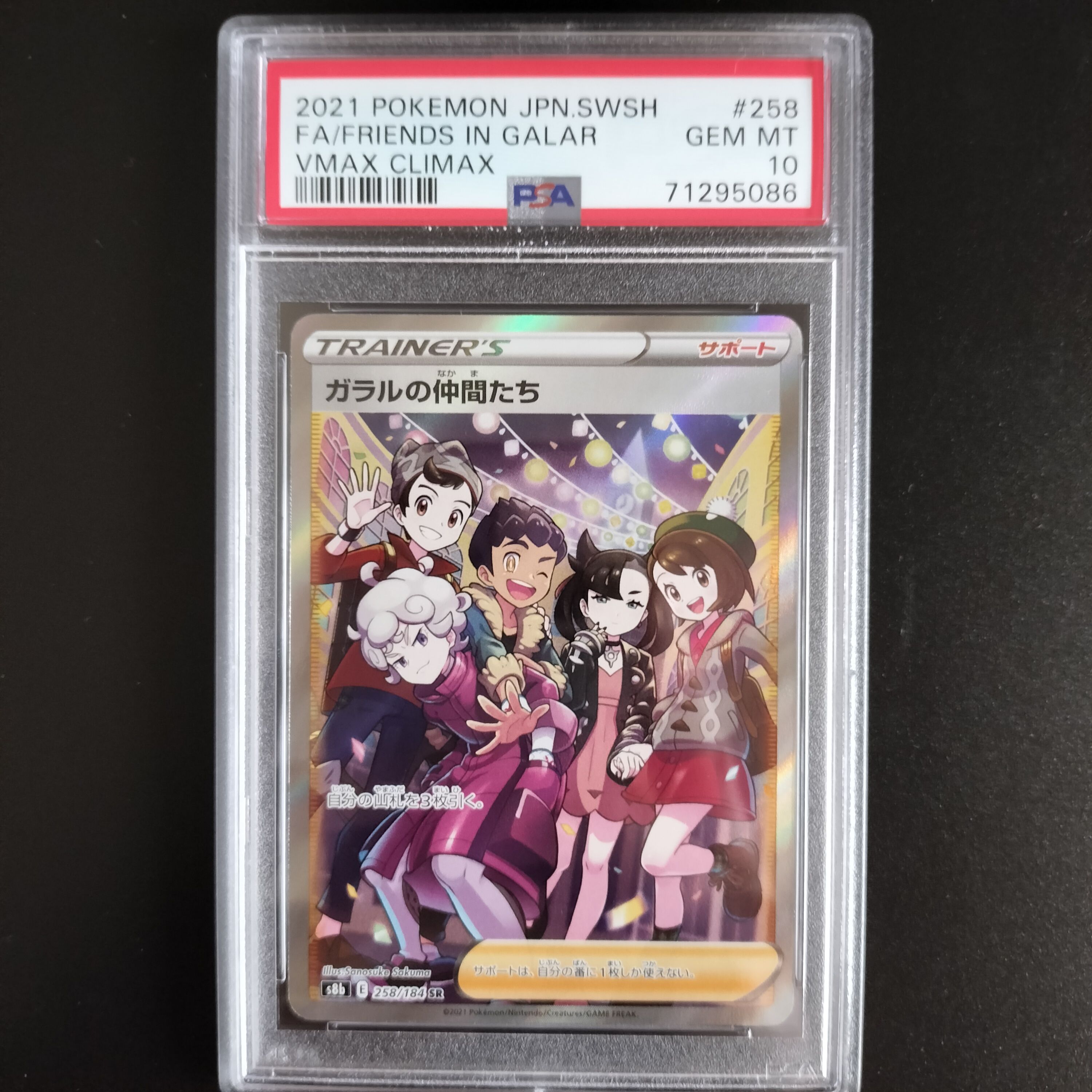 ガラルの仲間たち SR[S8b 258/184](ハイクラスパック「VMAXクライマックス」)