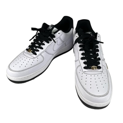 未使用品 NIKE ナイキ エアフォース 1 '07 ミニジュエル IB6543-101-27-A スニーカー レザー/ラバー ホワイト ユニセックス 27【古着】【中古】