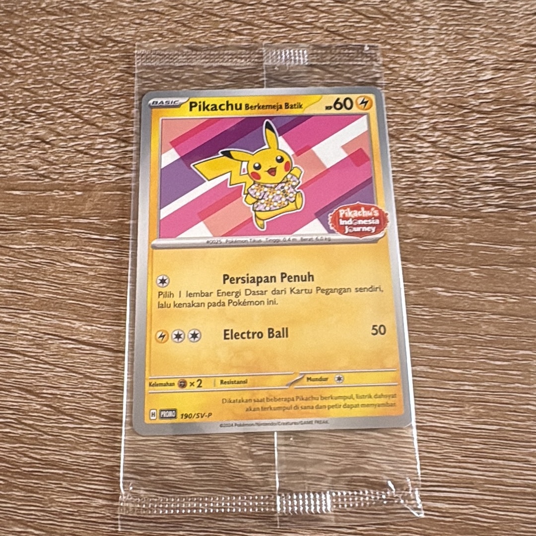 バティックシャツを着たピカチュウ (フラワーピカチュウ柄) P [SV-P