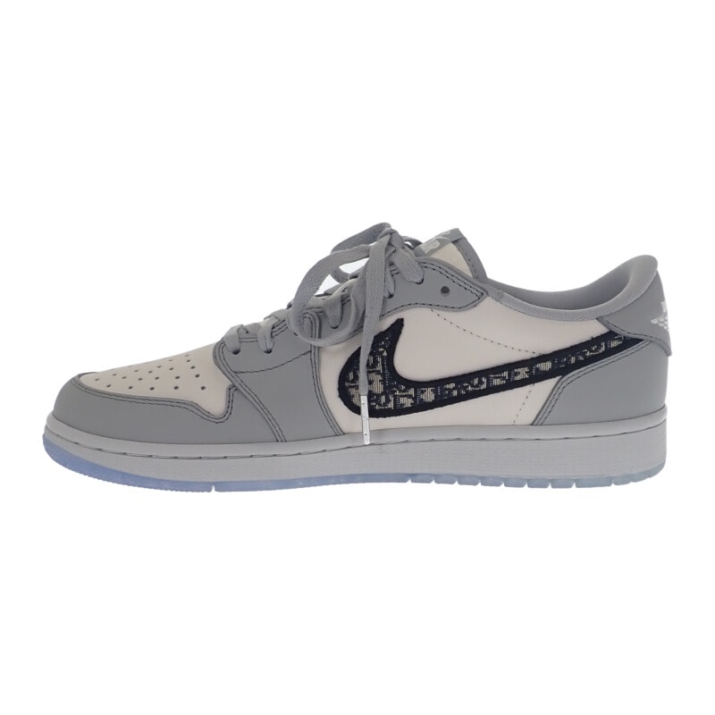ディオール Dior Dior ディオール ナイキ NIKE 1 LOW OG エアジョーダン ワン ロー 世界8500足 限定 CN8608-002 スニーカー ブラック グレー ホワイト 27.0cm メンズ【中古】【Sランク】