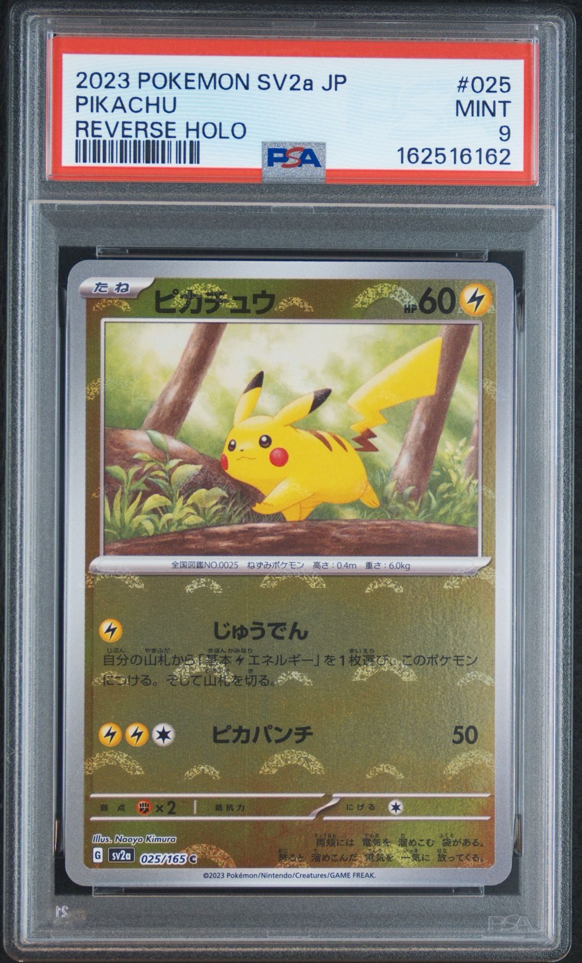 ピカチュウ C: モンスターボールミラー[SV2a 025/165](強化拡張パック「ポケモンカード151」)