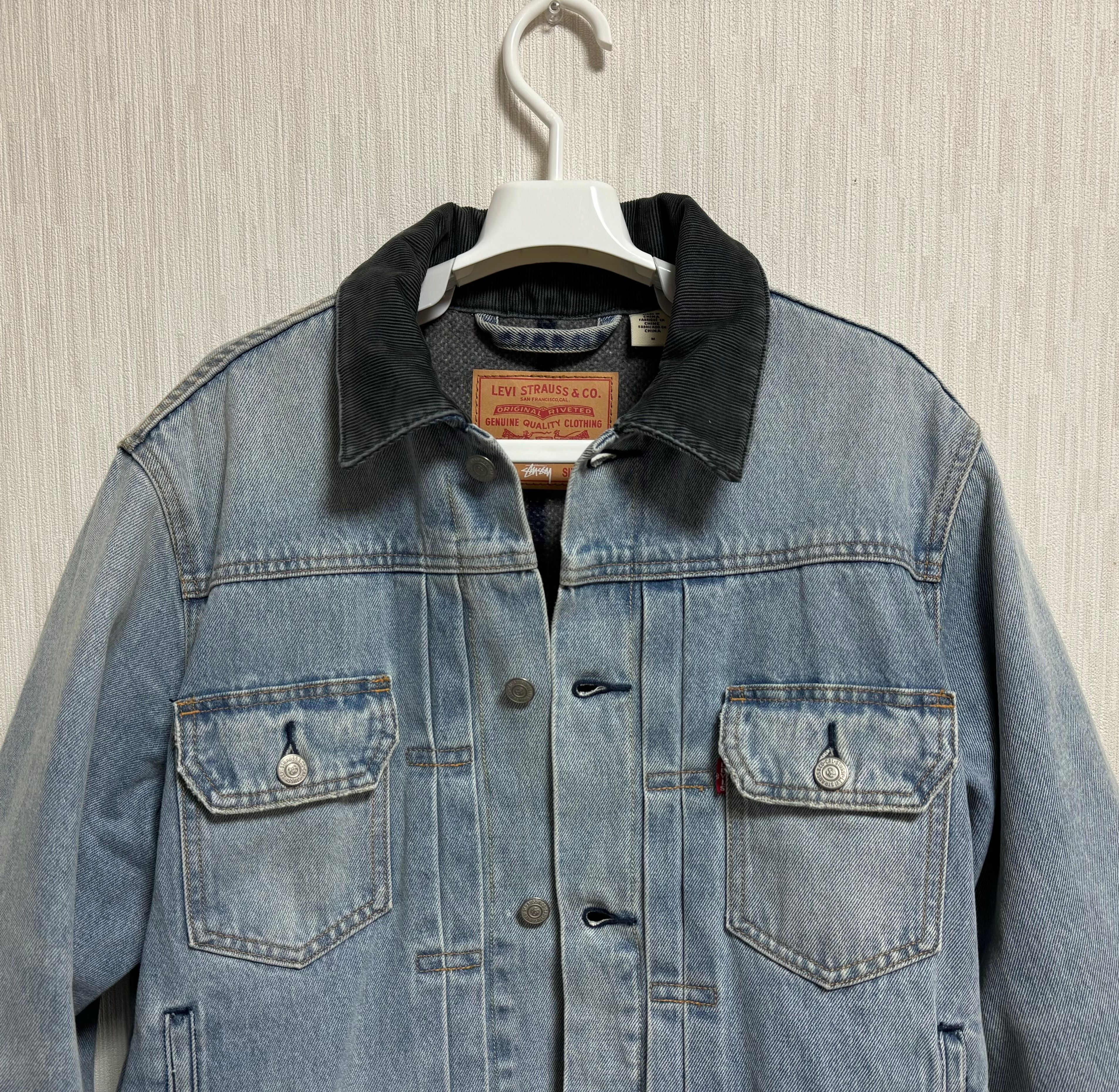 Stussy × LEVI'S Embossed Trucer "Denim" A5215-0000