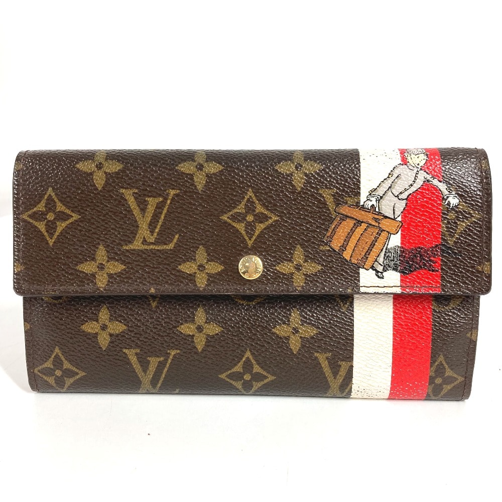 ルイヴィトン LOUIS VUITTON ポルトフォイユ サラ ポルトフォイユサラ M60034 モノグラム・グルーム ロングウォレット フラップ 長財布 モノグラムキャンバス ブラウン