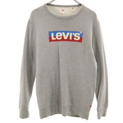 Levi's リーバイス 長袖 スウェット トレーナー S グレー 裏起毛