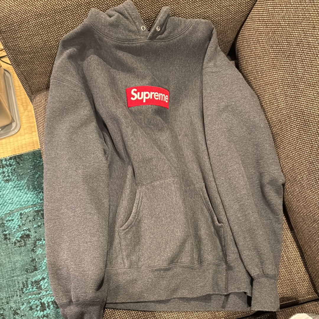 Supreme Box Logo Hooded Sweatshirt "Charcoal" (21FW)