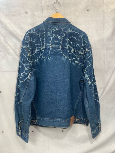 Supreme Shibori Denim Trucker Jacket "Rigid Indigo"