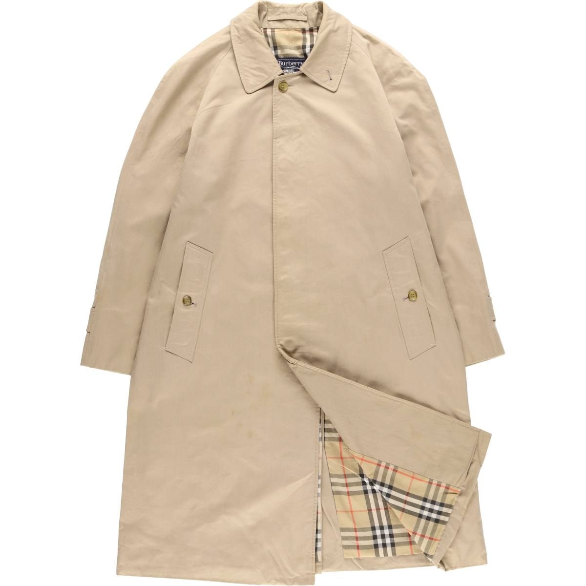 古着 バーバリー Burberry's ステンカラーコート バルマカーンコート 英国製 メンズM相当/evb031440