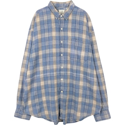 古着 90年代 ギャップ GAP オールドギャップ 長袖 コットンチェックシャツ メンズXL相当 ヴィンテージ/eaa652136