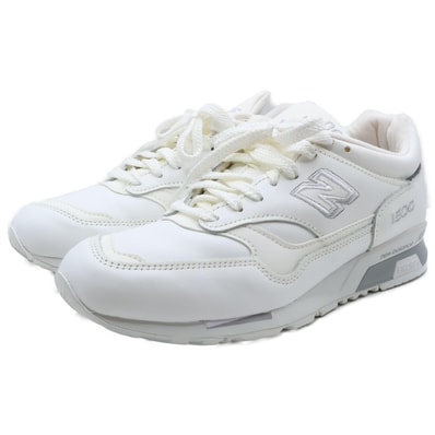 ニューバランス 美品 M1500WHI レザー ローカットスニーカー 6 1/2D