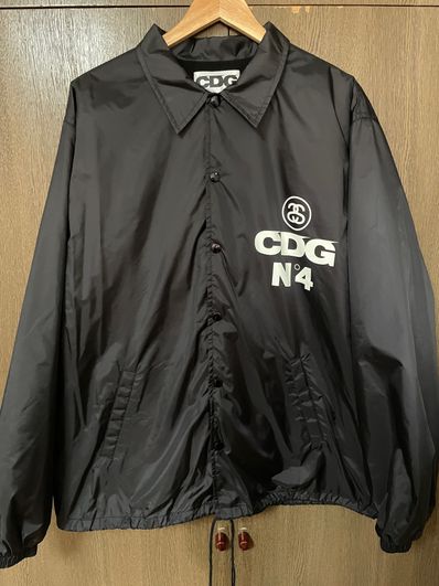 Stussy COMME des GARÇONS COACH JACKET "Black"