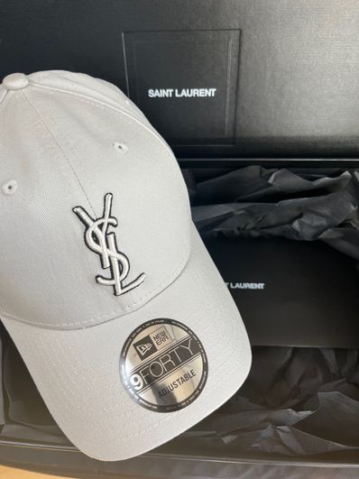 Saint Laurent x New Era YSL Monogram Cap "Ecru"