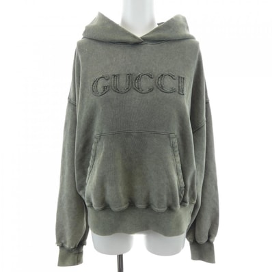 グッチ GUCCI エンブロイダリーコットンジャージフーデッドスウェットシャツ 787274 XJGUL パーカー