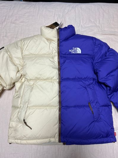 Supreme x The North Face Split Nuptse Jacket "Tan"