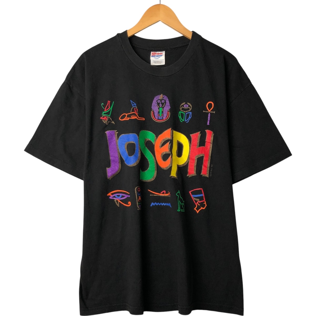 古着 90年代 ヘインズ Hanes JOSEPH アートTシャツ メンズXL相当 ヴィンテージ/eaa560075
