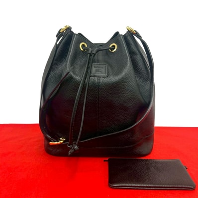 BURBERRY バーバリー シャドーホース ロゴ ノバチェック レザー ショルダーバッグ ブラック
30996