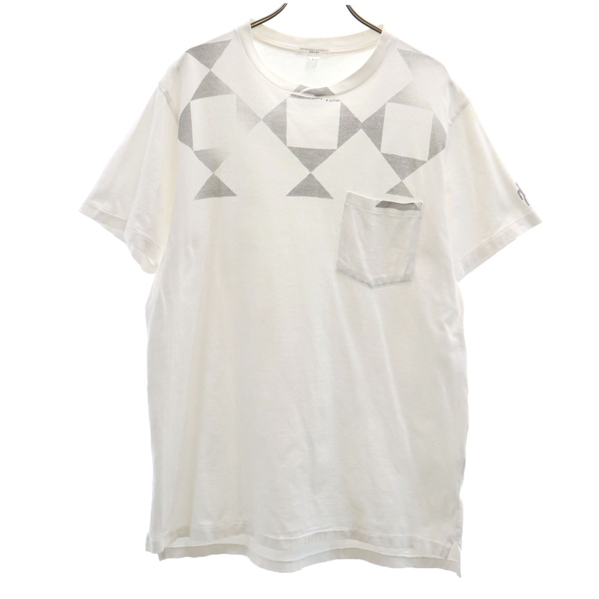 ENGINEERED GARMENTS エンジニアドガーメンツ 半袖 Tシャツ L オフホワイト ポケT