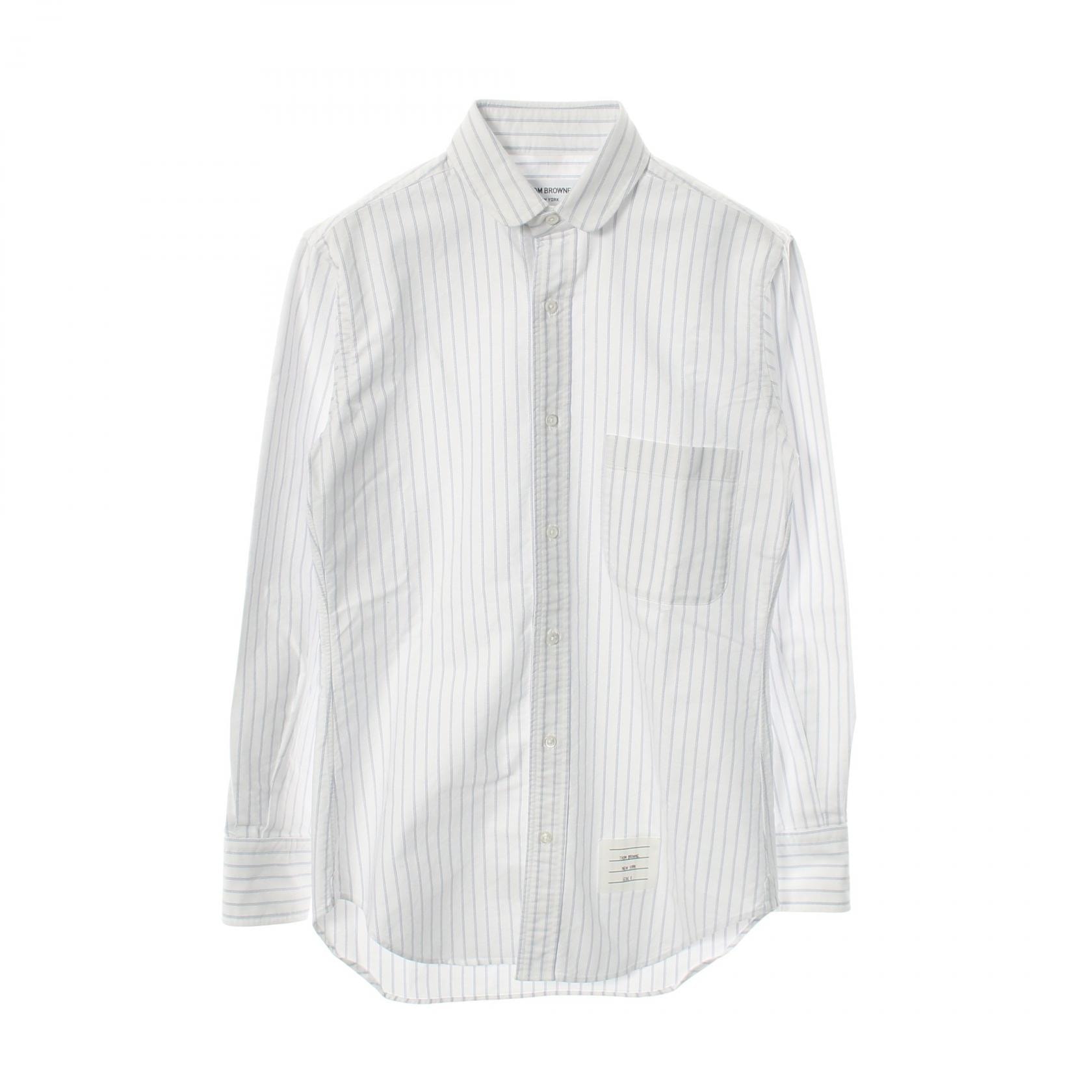 トムブラウン THOM BROWNE 衣料品 トップス コットン メンズ ホワイト系 / ブルー系 【中古】