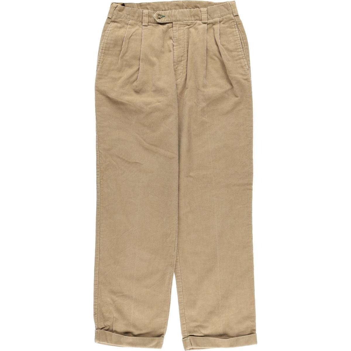 古着 00年代 トミーヒルフィガー TOMMY HILFIGER ツータック コーデュロイパンツ メンズw32相当/eaa599119