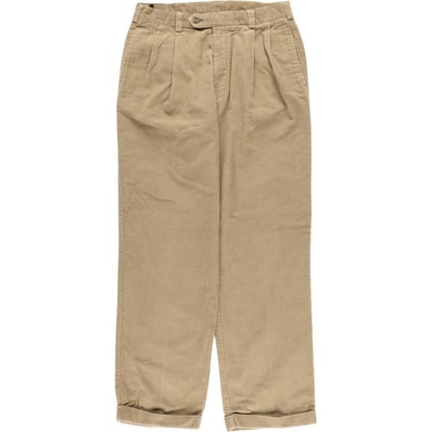 古着 00年代 トミーヒルフィガー TOMMY HILFIGER ツータック コーデュロイパンツ メンズw32相当/eaa599119