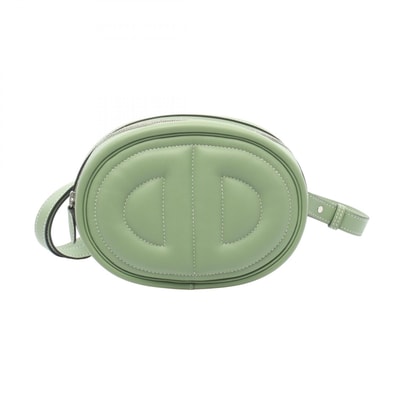 エルメス HERMES インザループ ベルトバッグ ヴェルソ ウエストバッグ ボディバッグ バッグ レザー カーフ(牛革) ヴォースイフト ヴォースイフト ヴェールクリケット Y刻印(2020年製造) レディース グリーン系