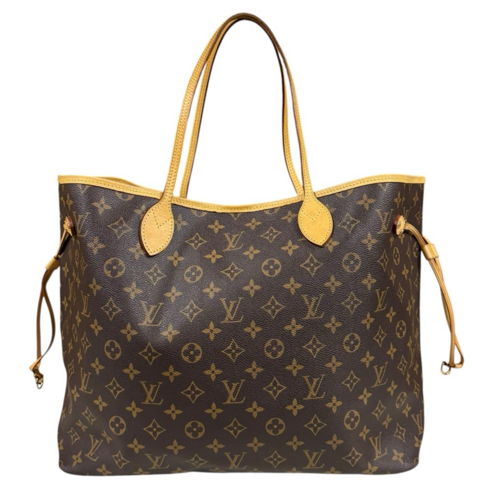 ルイヴィトン ネヴァーフルGM モノグラム トートバッグ モノグラムキャンバス M40157 ブラウン レディース LOUIS VUITTON  中古