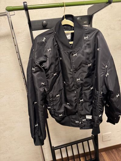 Wtaps TEAM / JACKET / NYLON. TWILL. TEXTILE "Black"