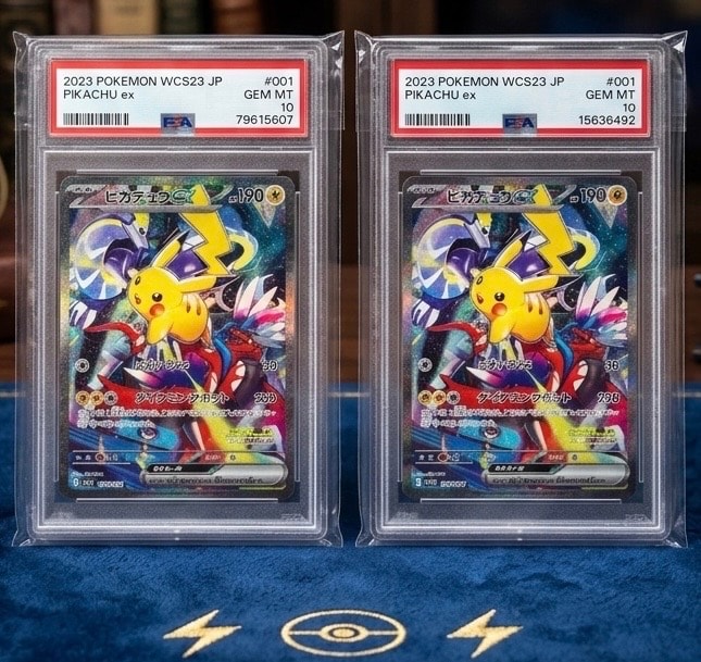 PSA10】ピカチュウex [WCS23 001/030](ポケモンワールドチャンピオン