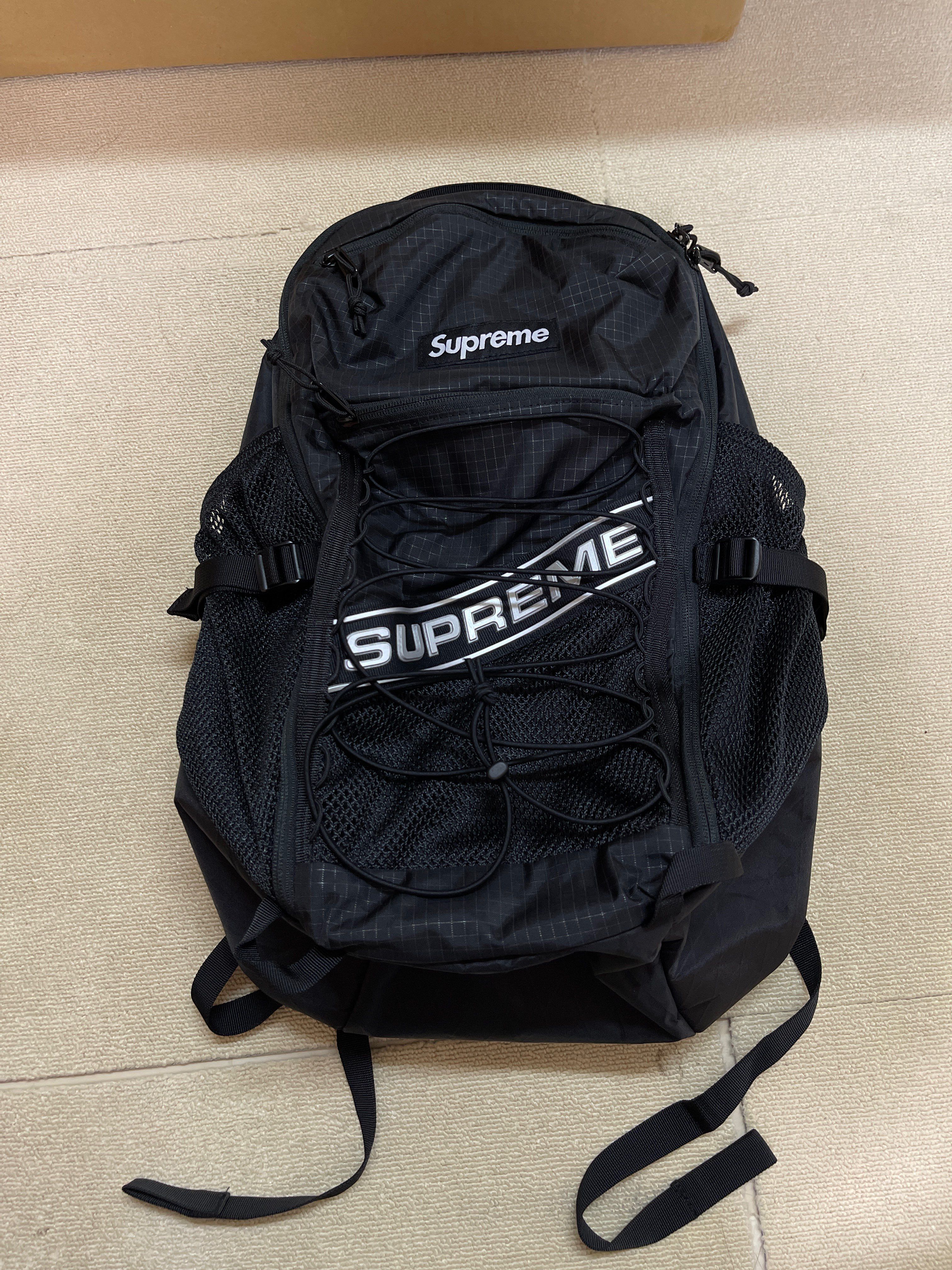 Supreme Backpack 2023FW "Black"