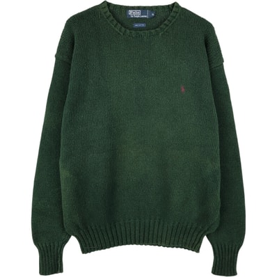 古着 ラルフローレン Ralph Lauren POLO by Ralph Lauren コットンニットセーター メンズXL相当/eaa637271
