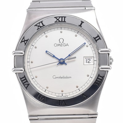 オメガ OMEGA 1510.30 コンステレーション デイト シルバー クォーツ メンズ 良品 腕時計 Q#148884