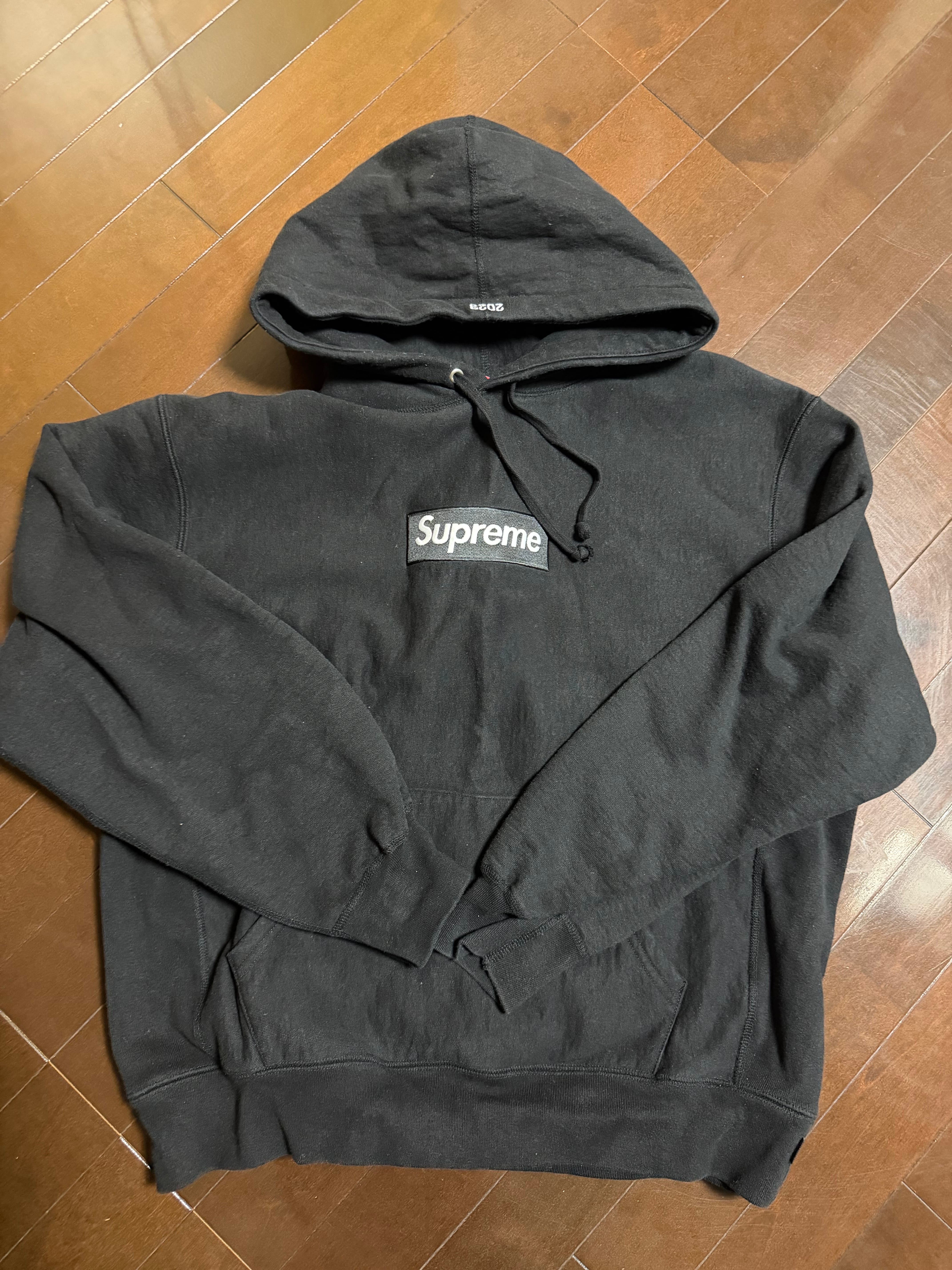 Supreme Box Logo Hooded Sweatshirt "Black" (23FW)