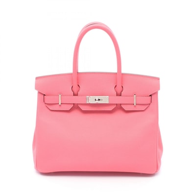 エルメス HERMES バーキン30 ハンドバッグ バッグ レザー ヴォーエプソン ヴォーエプソン ローズアザレ Y刻印(2020年製造) レディース ピンク系 【中古】