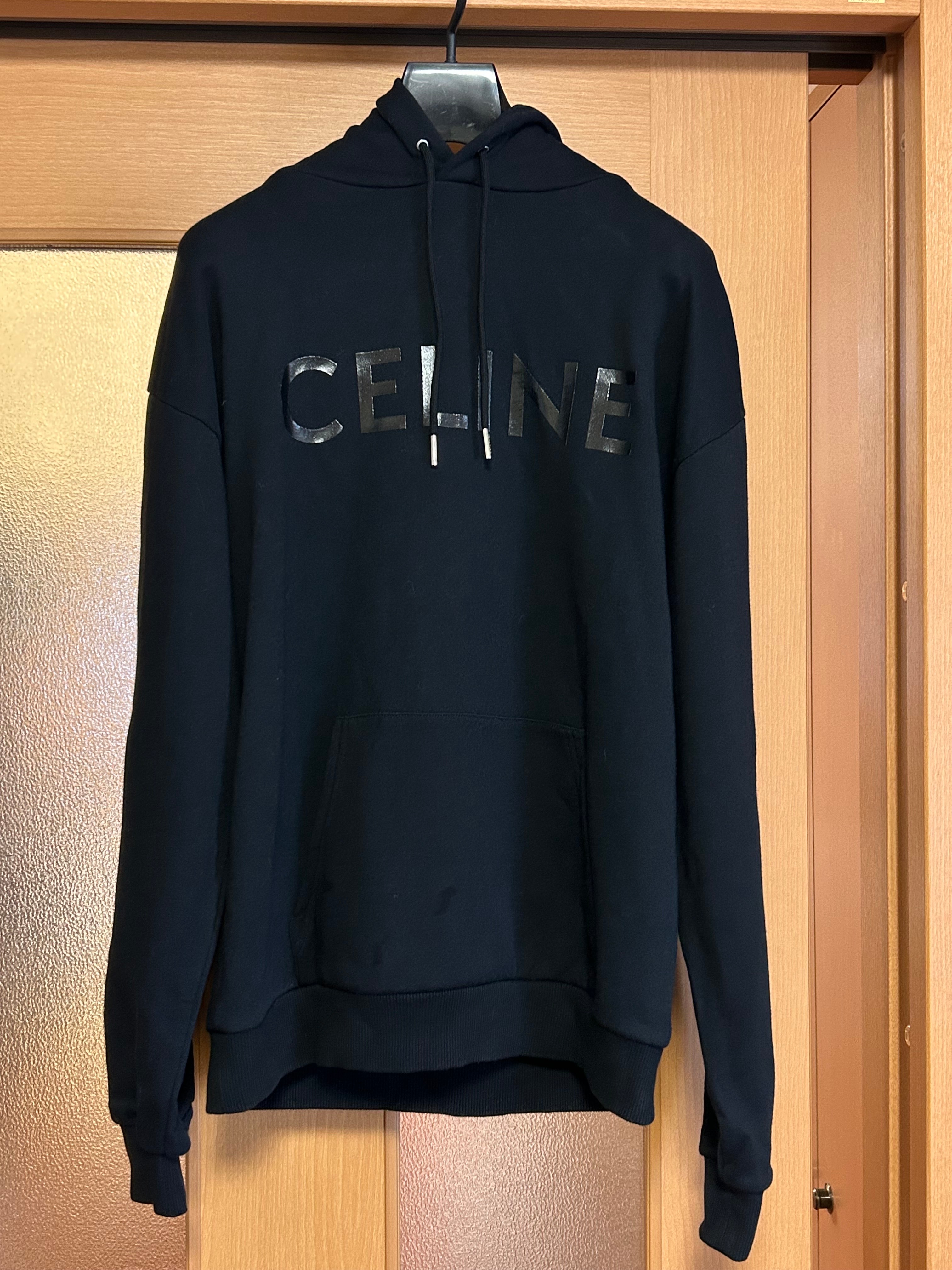 CELINE Pull Capuche Oversize "Black"