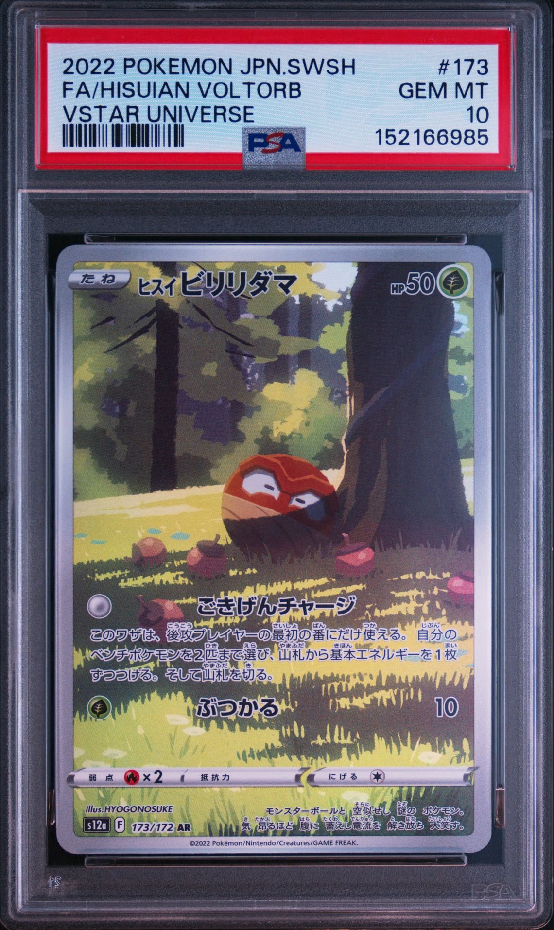 ヒスイビリリダマ AR[s12a 173/172](ハイクラスパック「VSTARユニバース」)