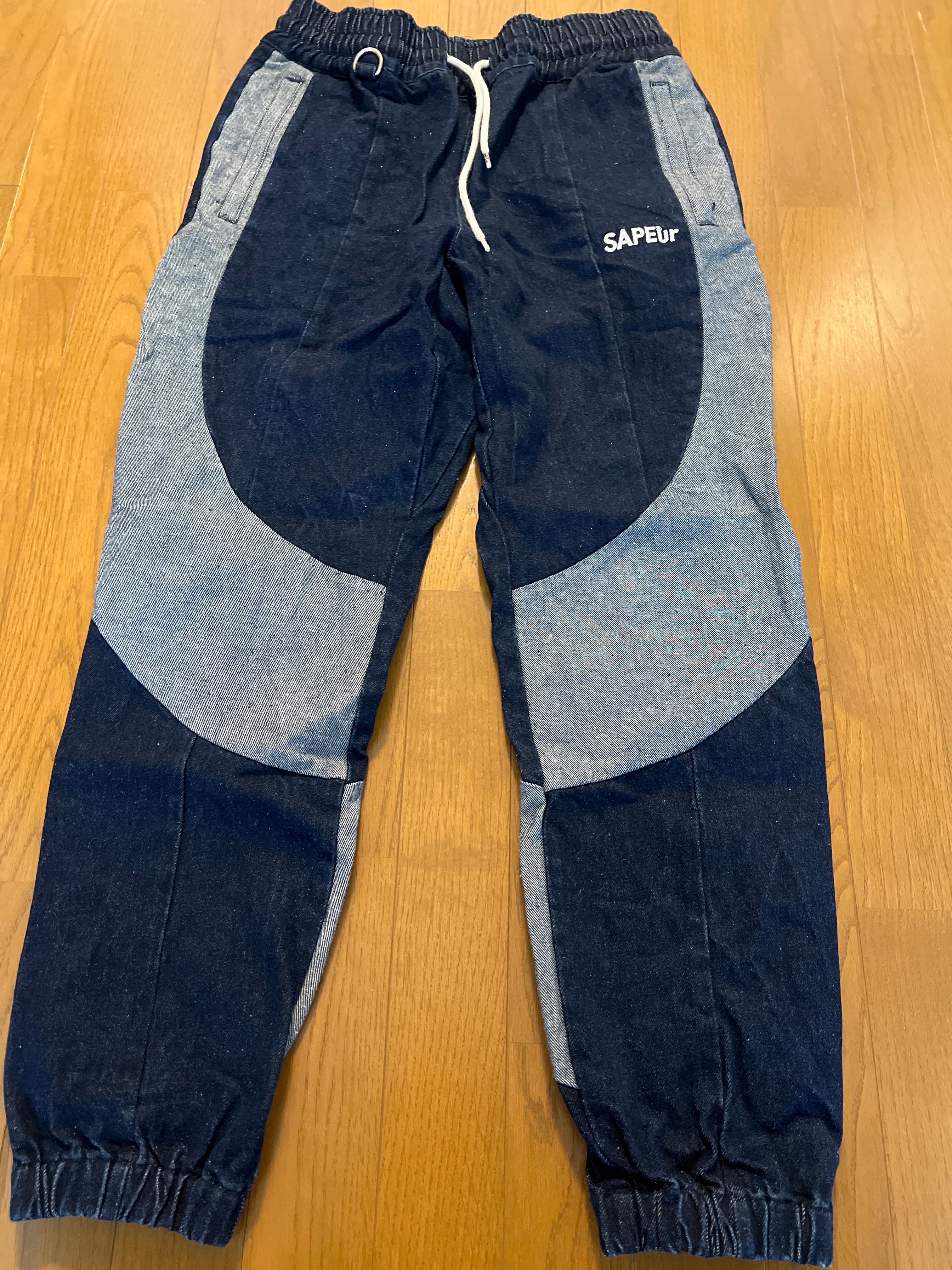 SAPEur DENIM TRACK PANTS "Indigo"