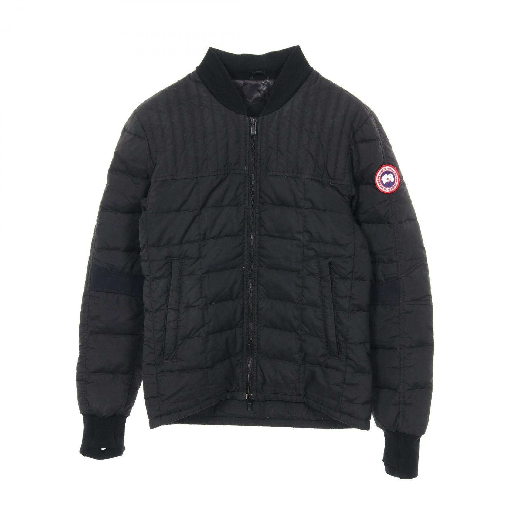 カナダグース CANADA GOOSE DUNHAM JACKET ダウンジャケット 衣料品 アウター ナイロン メンズ ブラック系 【中古】