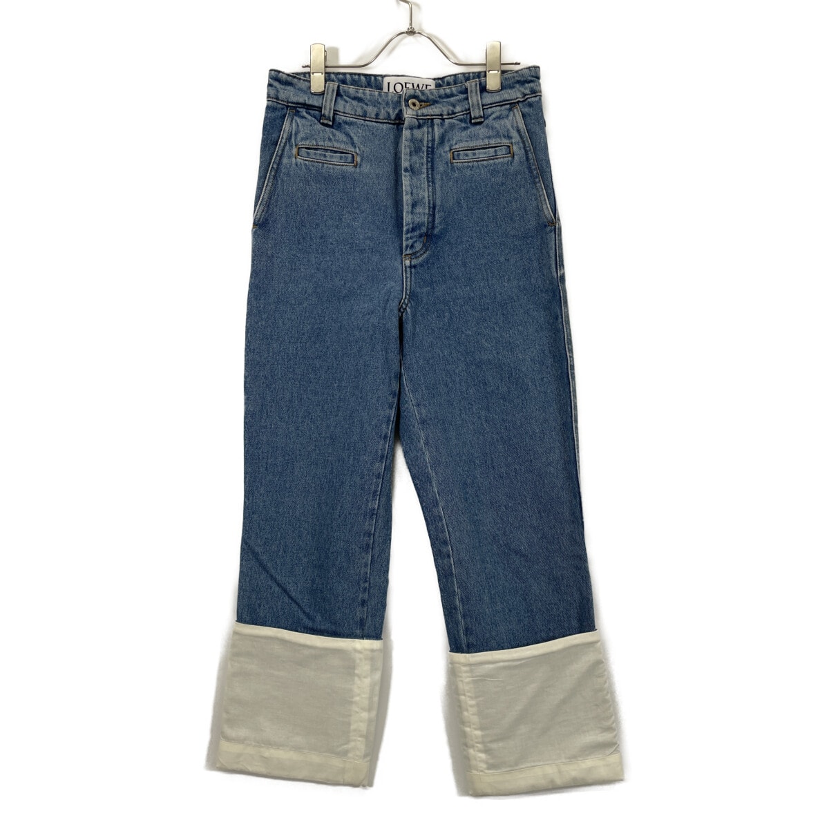 ロエベ H2272440IB ﾗｲﾄﾌﾞﾙｰ FISHERMAN DENIM/ﾌｨｯｼｬｰﾏﾝ ﾃﾞﾆﾑﾊﾟﾝﾂ 42