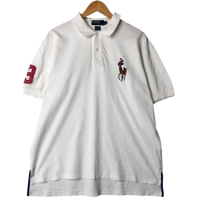 古着 ラルフローレン Ralph Lauren POLO by Ralph Lauren ビッグポニー 半袖 ポロシャツ メンズXL相当/eaa562444