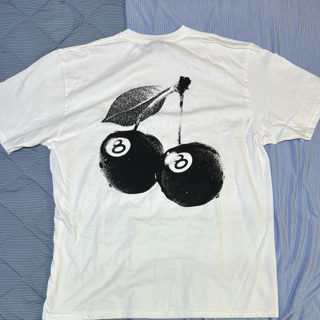 Stussy Cherries Tee "White"