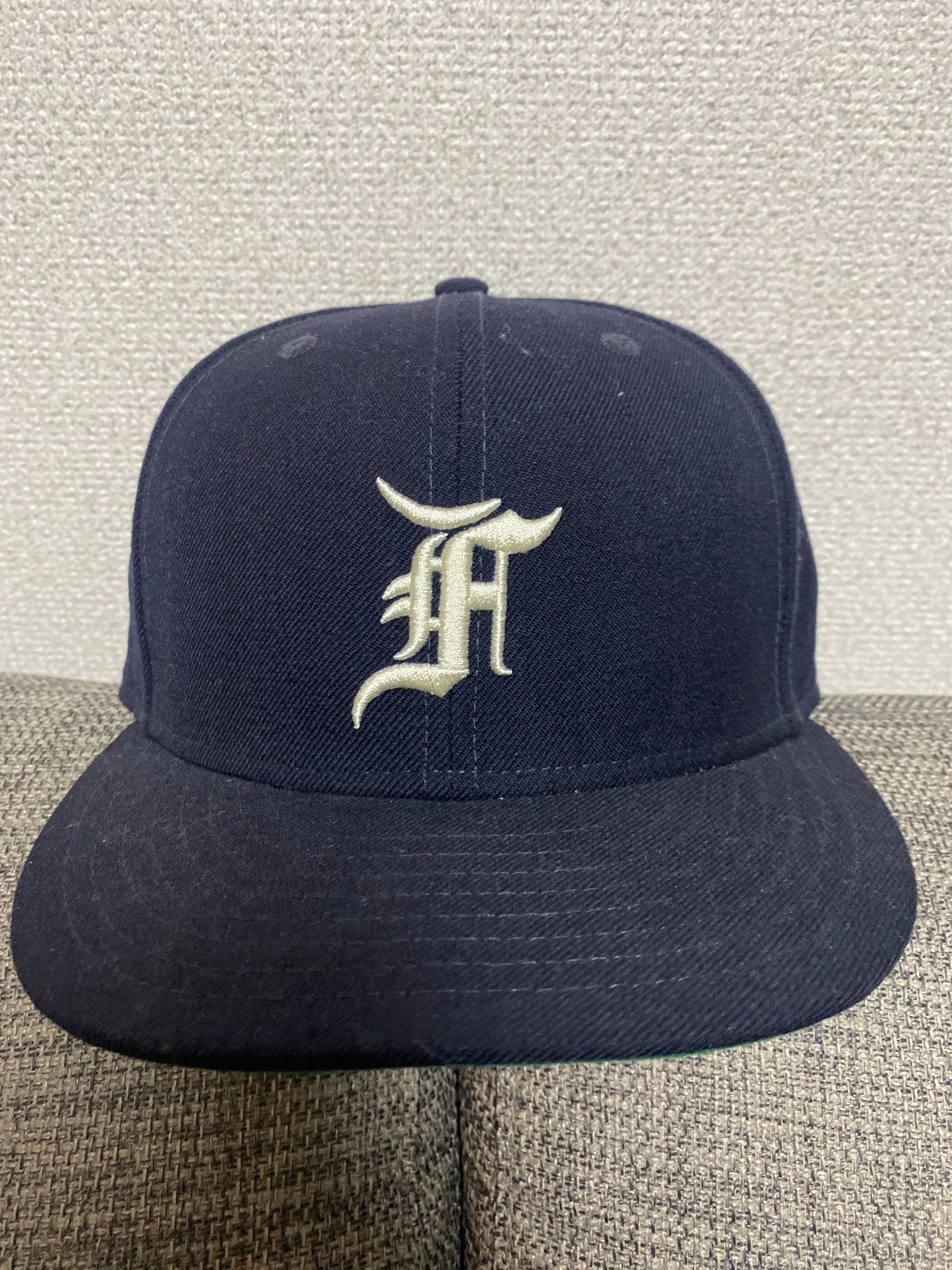 NEW ERA FEAR OF GOD ESSENTIALS 59FIFTY F LOGO Under Visor "Navy"