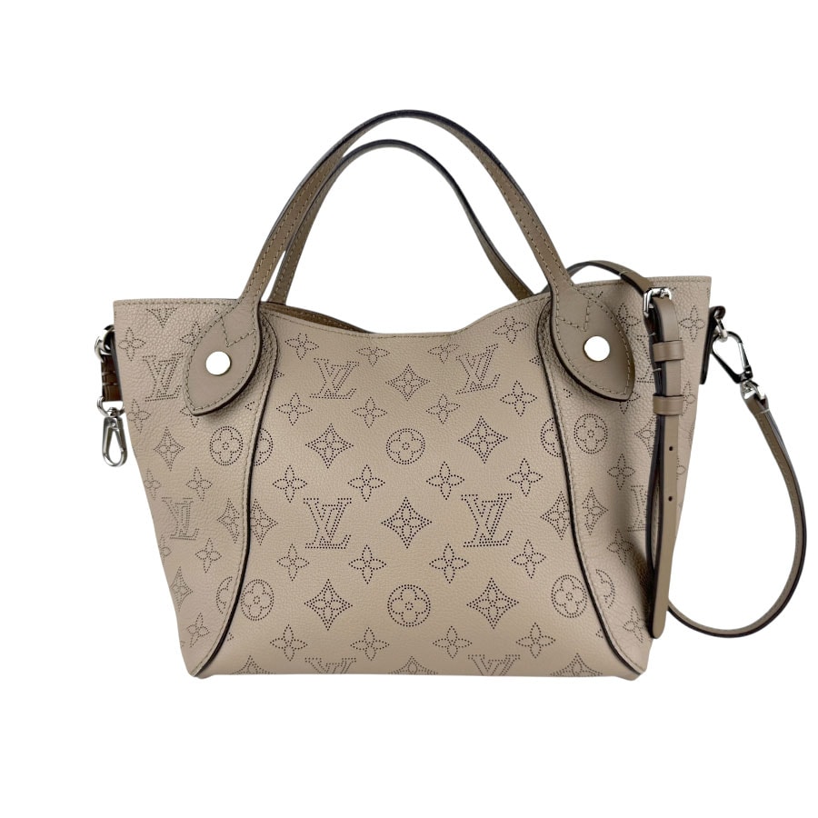 ルイ ヴィトン LOUIS VUITTON ハンドバッグ ショルダーバッグ モノグラムマヒナ ヒナPM モノグラムマヒナ グレージュ シルバー レディース M54351【中古】 z7665