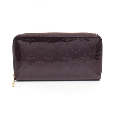 ルイ・ヴィトン LOUIS VUITTON ジッピーウォレット モノグラムヴェルニ アマラント ラウンド長財布 財布 レザー レディース パープル系 M93522 【中古】