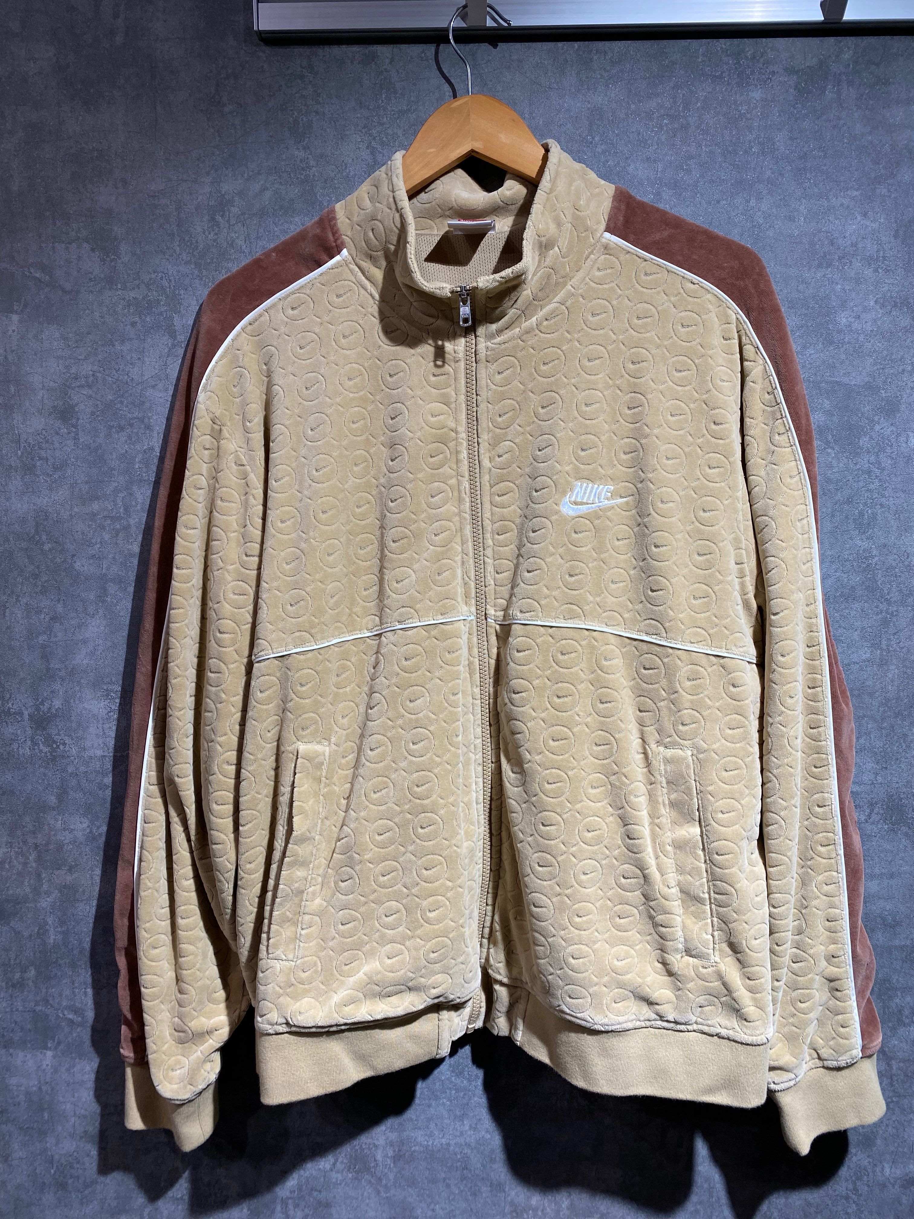 Supreme / Nike® Velour Track Jacket "Tan"