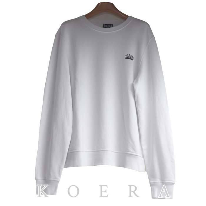 DIESEL ディーゼル スウェット プルオーバー スウェット ホワイト A15472-RIAJH L メンズ【中古】